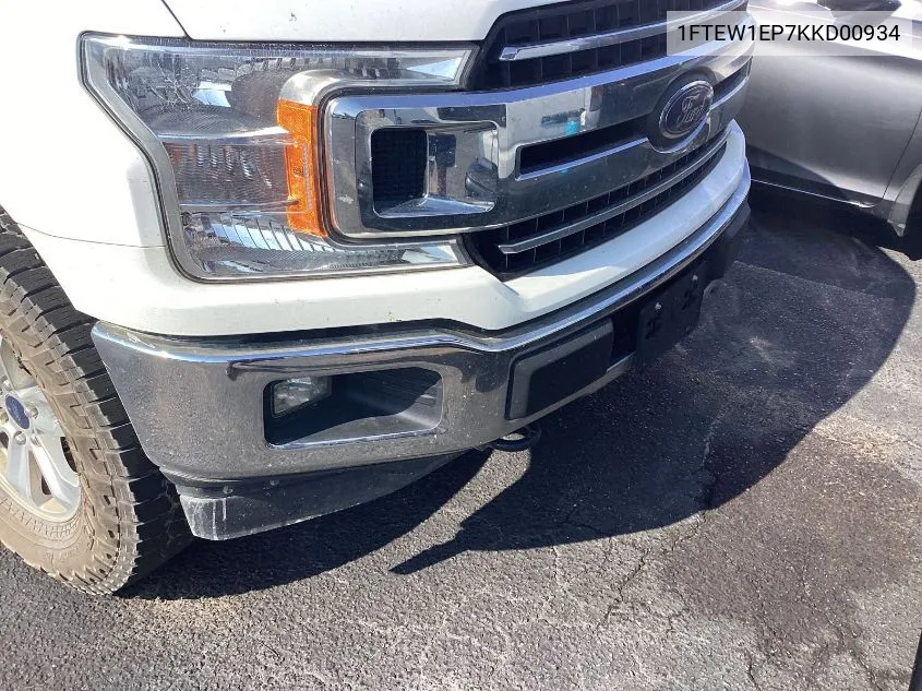 1FTEW1EP7KKD00934 2019 Ford F-150 Xlt