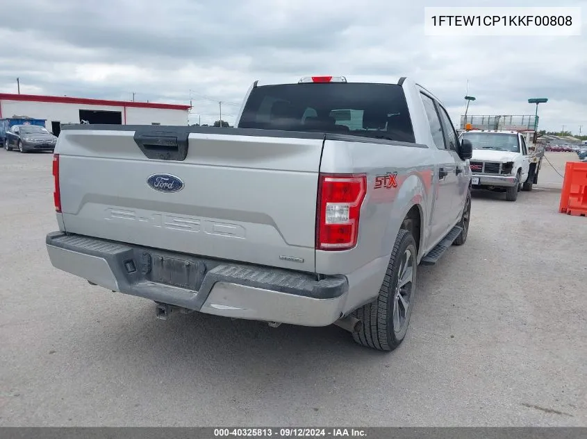 2019 Ford F-150 Xl VIN: 1FTEW1CP1KKF00808 Lot: 40325813