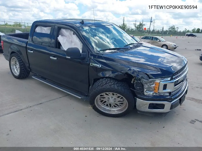 1FTEW1CP0KKE90594 2019 Ford F-150 Xlt