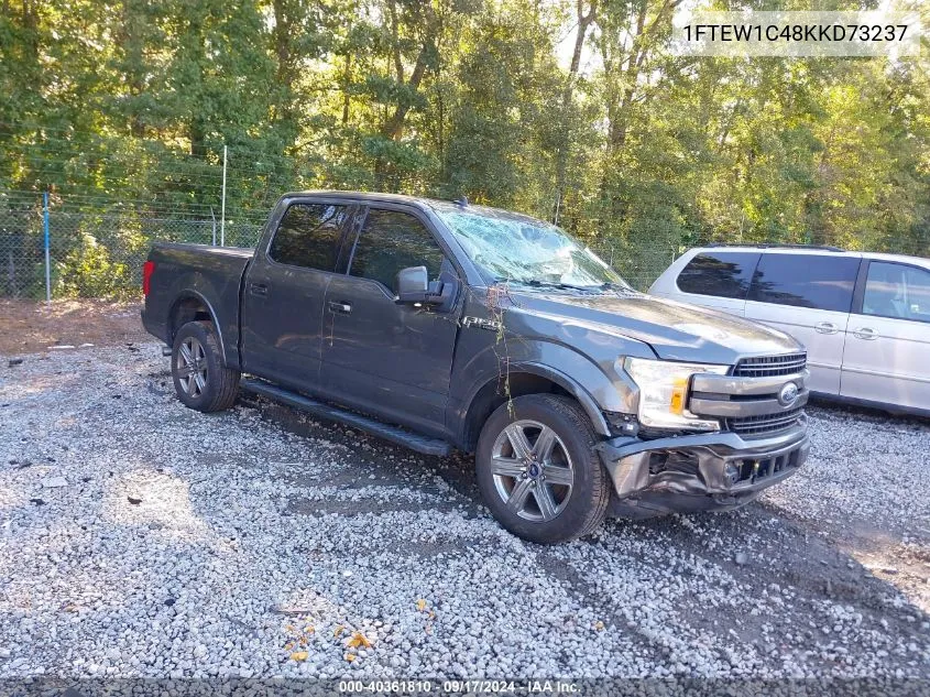 1FTEW1C48KKD73237 2019 Ford F-150 Lariat