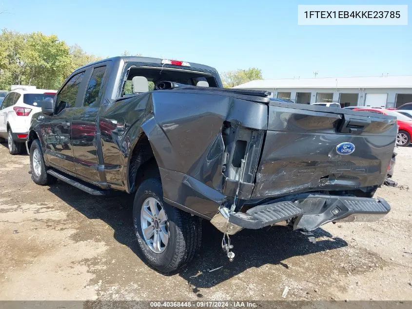 2019 Ford F-150 Xl VIN: 1FTEX1EB4KKE23785 Lot: 40368448