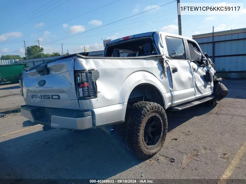 2019 Ford F-150 Xl VIN: 1FTEW1CP6KKC59117 Lot: 40369833