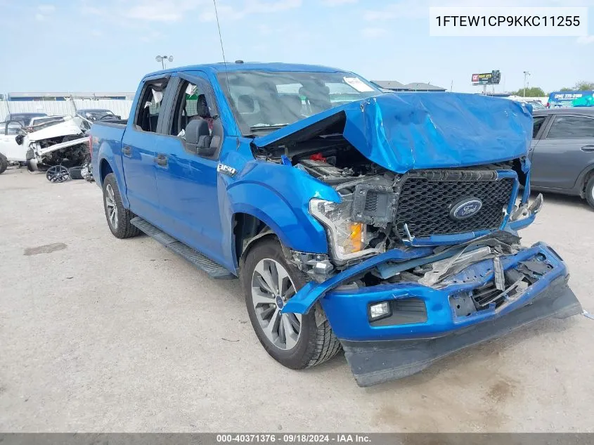 2019 Ford F-150 Xl VIN: 1FTEW1CP9KKC11255 Lot: 40371376