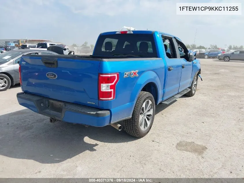 2019 Ford F-150 Xl VIN: 1FTEW1CP9KKC11255 Lot: 40371376