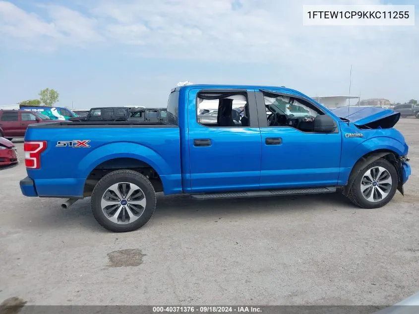 2019 Ford F-150 Xl VIN: 1FTEW1CP9KKC11255 Lot: 40371376