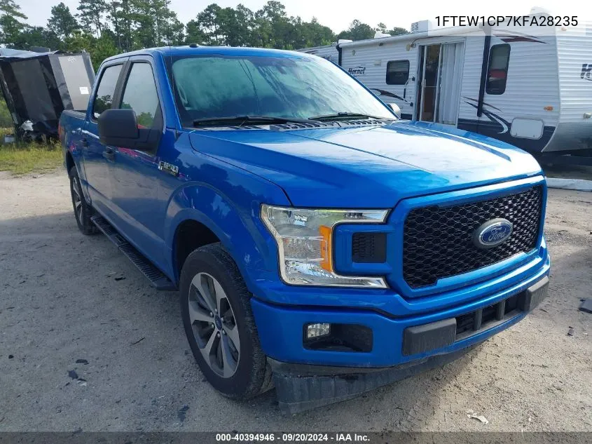 2019 Ford F-150 Xl VIN: 1FTEW1CP7KFA28235 Lot: 40394946