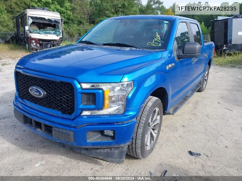 2019 Ford F-150 Xl VIN: 1FTEW1CP7KFA28235 Lot: 40394946