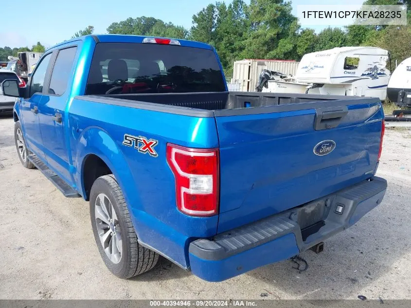 2019 Ford F-150 Xl VIN: 1FTEW1CP7KFA28235 Lot: 40394946