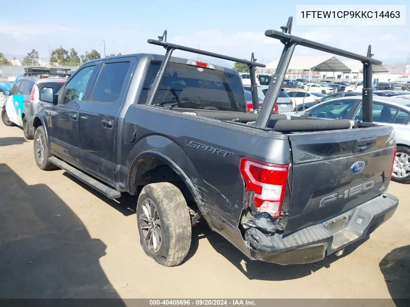 2019 Ford F-150 Xlt VIN: 1FTEW1CP9KKC14463 Lot: 40405696