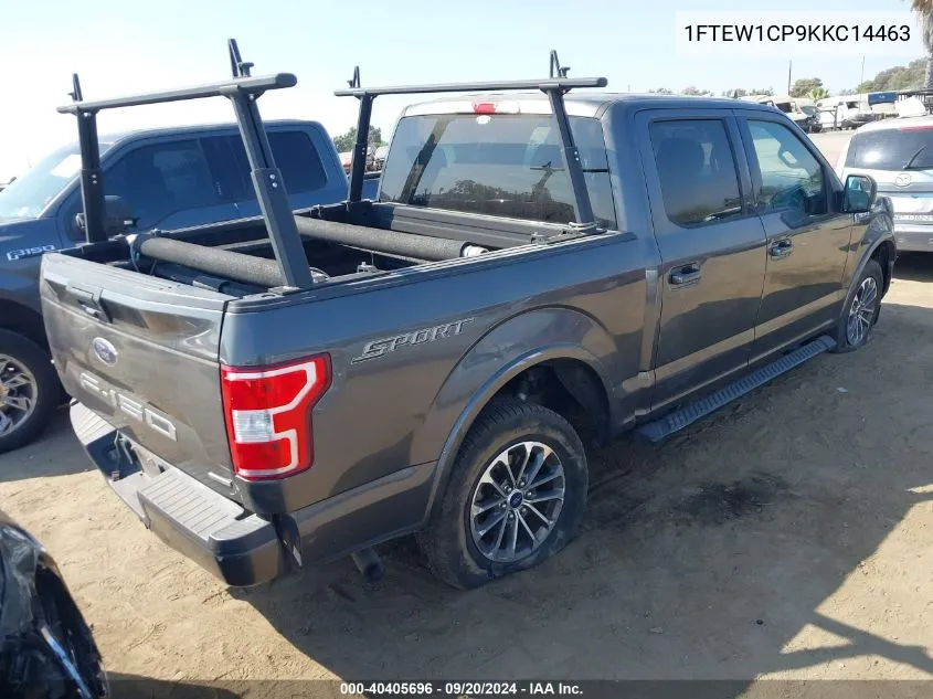 2019 Ford F-150 Xlt VIN: 1FTEW1CP9KKC14463 Lot: 40405696