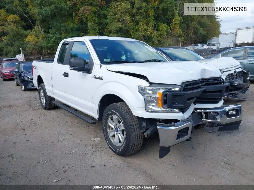 2019 Ford F-150 Xl VIN: 1FTEX1EB5KKC45398 Lot: 40414076