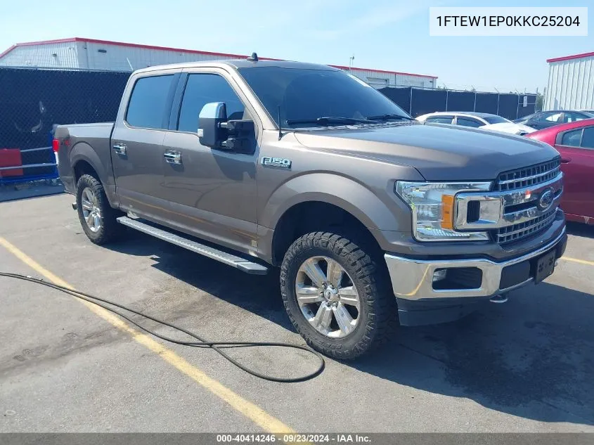 2019 Ford F-150 Xlt VIN: 1FTEW1EP0KKC25204 Lot: 40414246