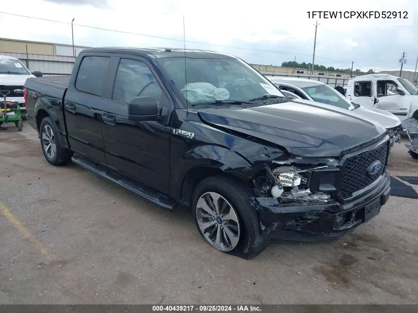 2019 Ford F-150 Xl VIN: 1FTEW1CPXKFD52912 Lot: 40439217