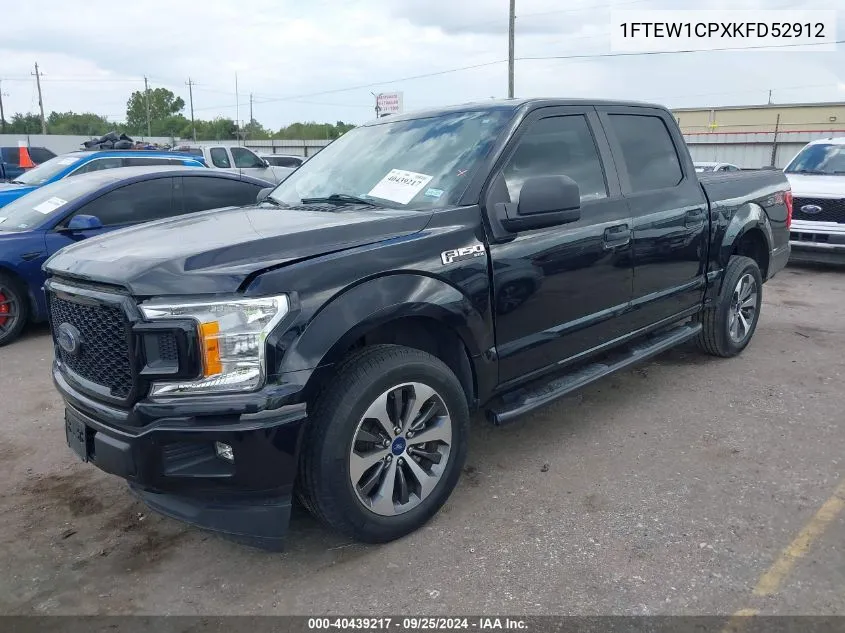 2019 Ford F-150 Xl VIN: 1FTEW1CPXKFD52912 Lot: 40439217