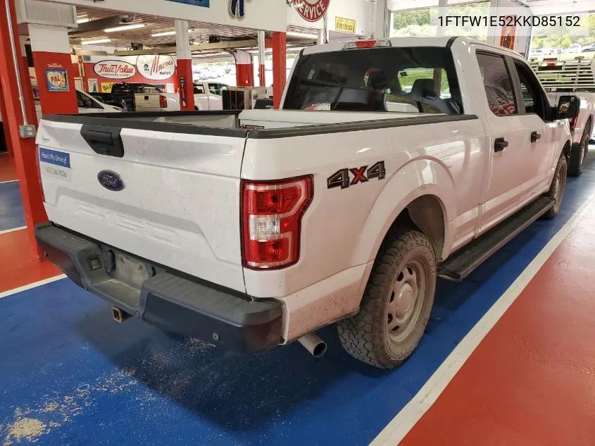 2019 Ford F-150 Xl VIN: 1FTFW1E52KKD85152 Lot: 40440363