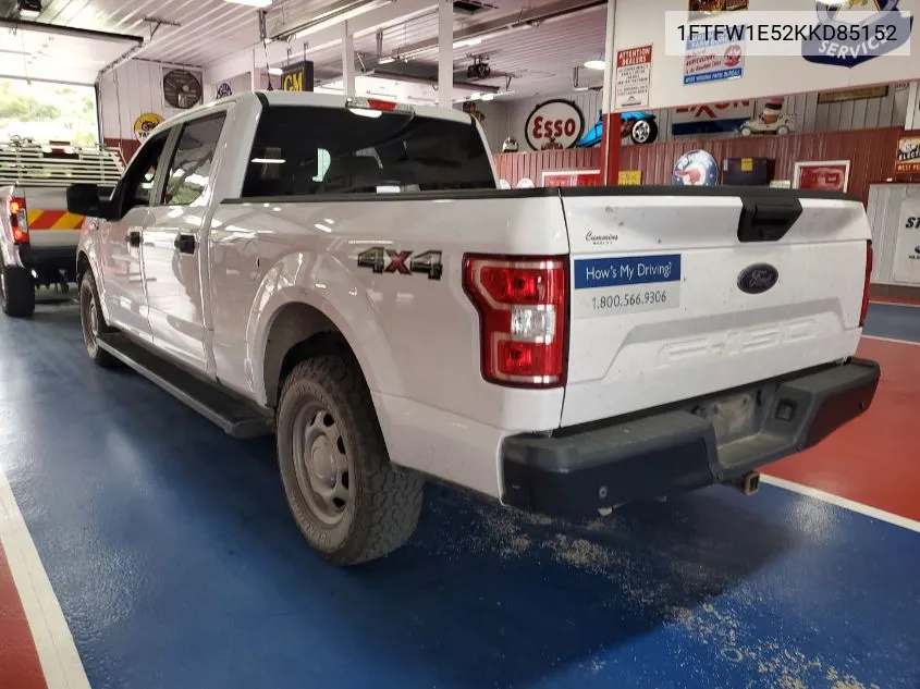 2019 Ford F-150 Xl VIN: 1FTFW1E52KKD85152 Lot: 40440363