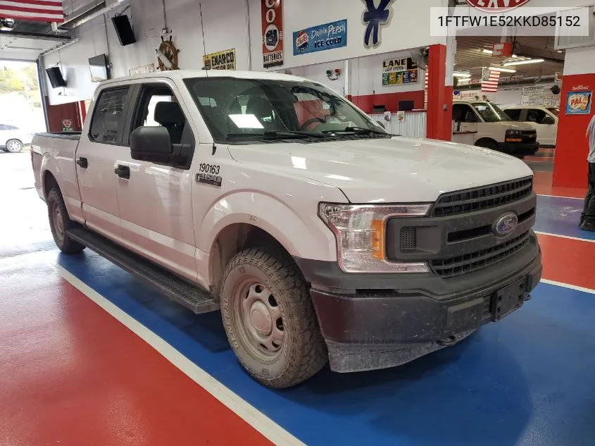 2019 Ford F-150 Xl VIN: 1FTFW1E52KKD85152 Lot: 40440363