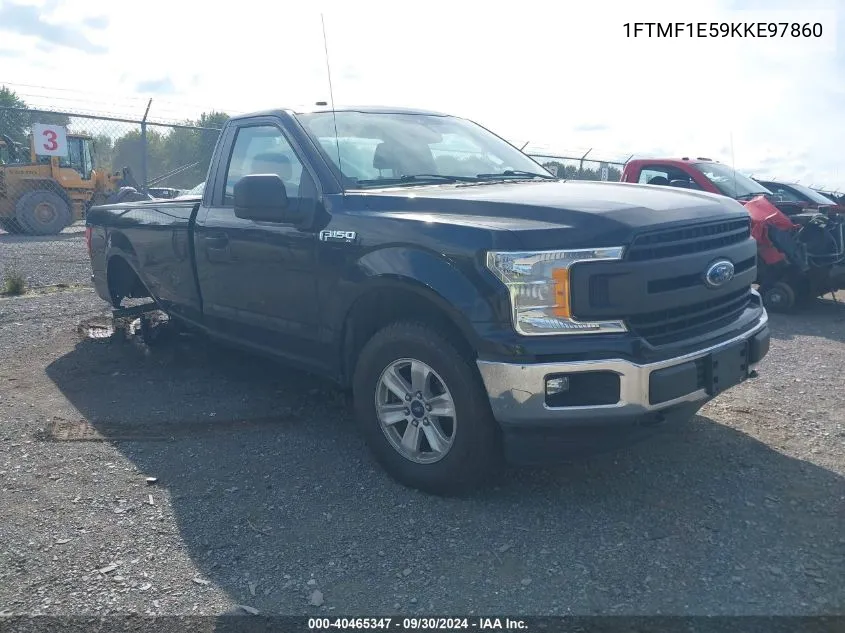 2019 Ford F150 VIN: 1FTMF1E59KKE97860 Lot: 40465347