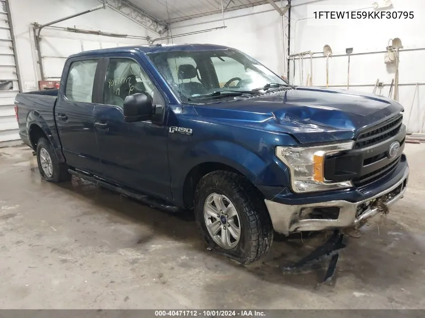 2019 Ford F-150 Xl VIN: 1FTEW1E59KKF30795 Lot: 40471712