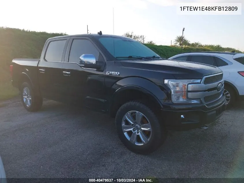 2019 Ford F-150 Platinum VIN: 1FTEW1E48KFB12809 Lot: 40479537