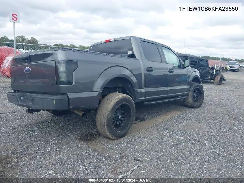 2019 Ford F-150 Xlt VIN: 1FTEW1CB6KFA23550 Lot: 40480162