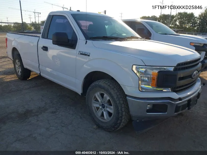 2019 Ford F-150 Xl VIN: 1FTMF1CBXKKD25846 Lot: 40483012