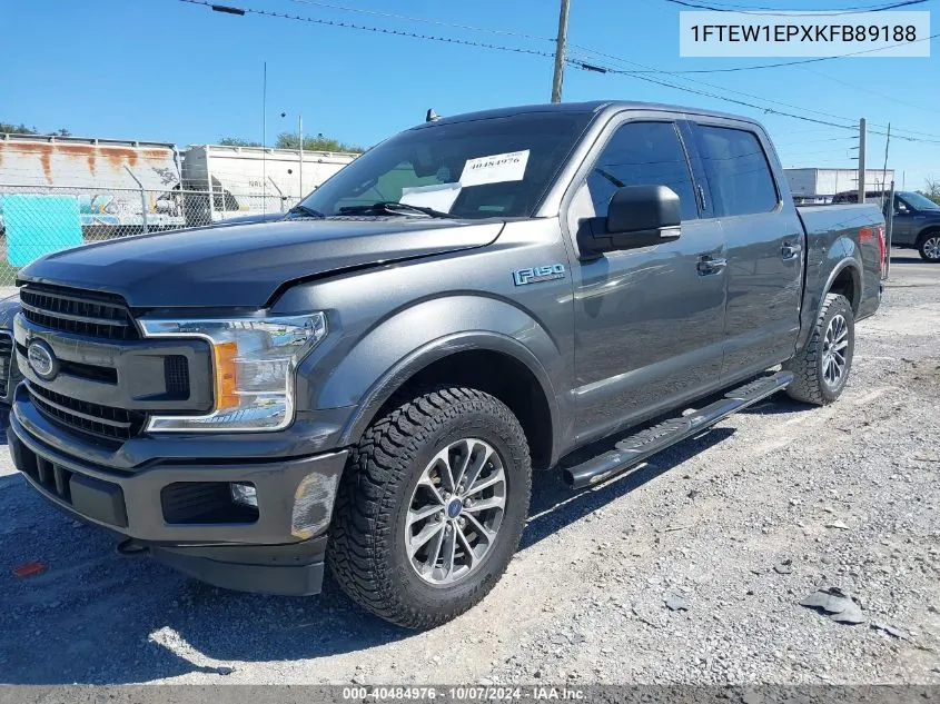 2019 Ford F-150 Xlt VIN: 1FTEW1EPXKFB89188 Lot: 40484976