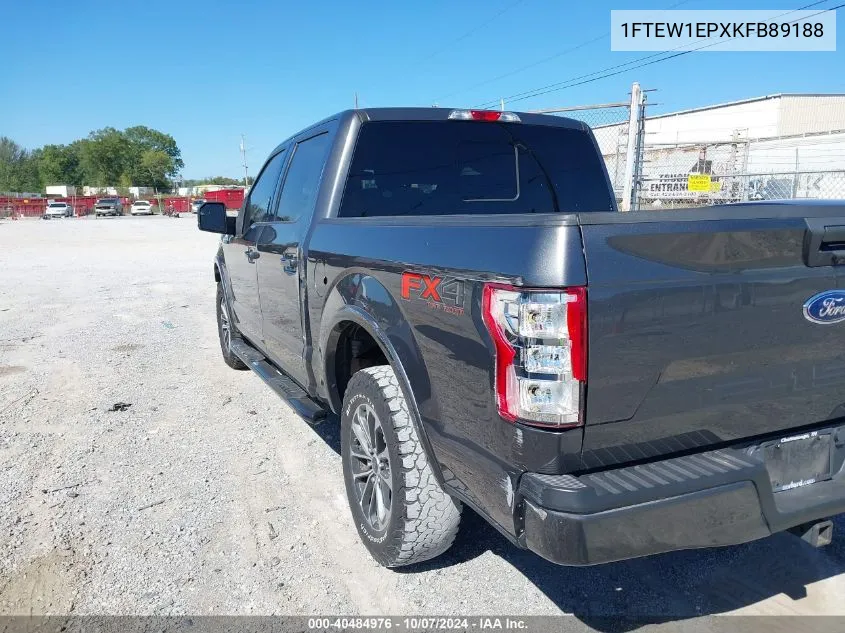 2019 Ford F-150 Xlt VIN: 1FTEW1EPXKFB89188 Lot: 40484976