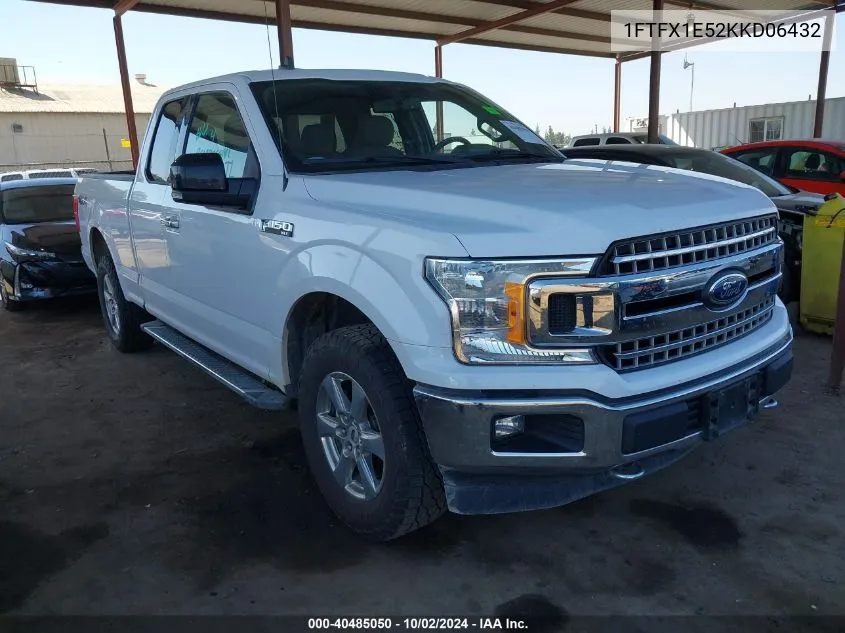 2019 Ford F-150 Xlt VIN: 1FTFX1E52KKD06432 Lot: 40485050