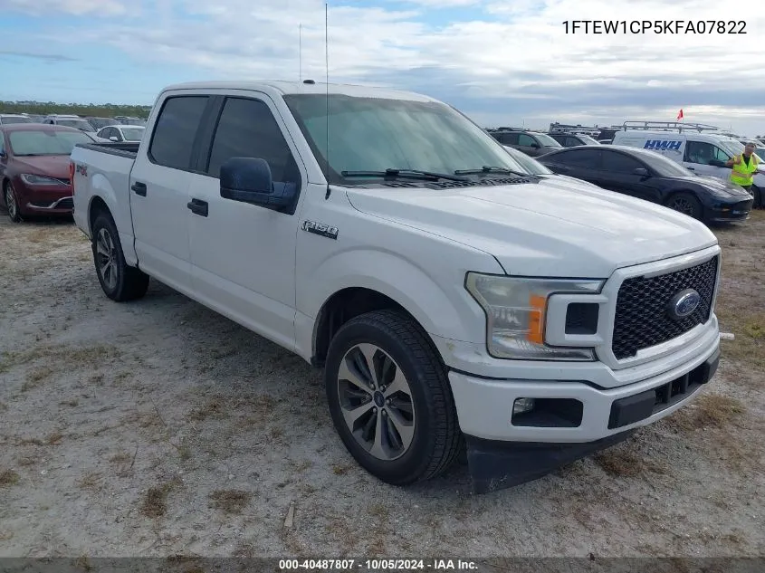 2019 Ford F-150 Xl VIN: 1FTEW1CP5KFA07822 Lot: 40487807