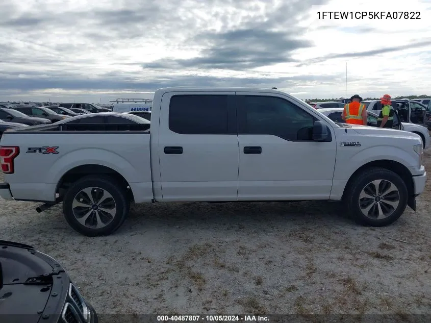 2019 Ford F-150 Xl VIN: 1FTEW1CP5KFA07822 Lot: 40487807