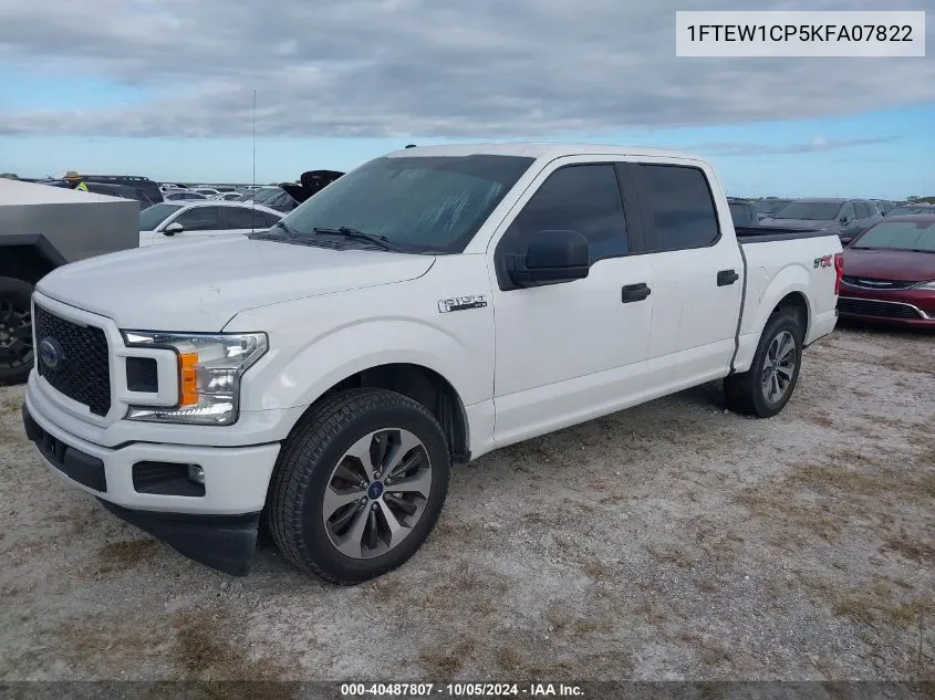 2019 Ford F-150 Xl VIN: 1FTEW1CP5KFA07822 Lot: 40487807