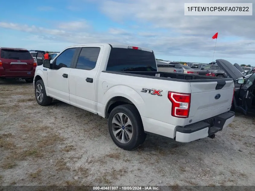 2019 Ford F-150 Xl VIN: 1FTEW1CP5KFA07822 Lot: 40487807