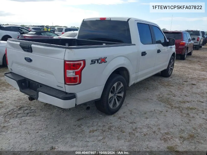 2019 Ford F-150 Xl VIN: 1FTEW1CP5KFA07822 Lot: 40487807