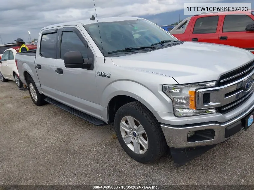 2019 Ford F-150 Xlt VIN: 1FTEW1CP6KKE57423 Lot: 40495838