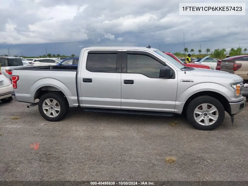 2019 Ford F-150 Xlt VIN: 1FTEW1CP6KKE57423 Lot: 40495838