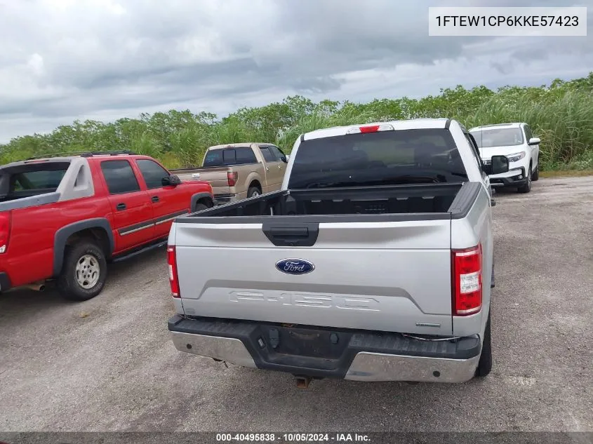 2019 Ford F-150 Xlt VIN: 1FTEW1CP6KKE57423 Lot: 40495838