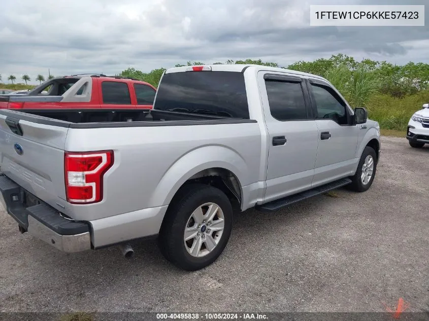 2019 Ford F-150 Xlt VIN: 1FTEW1CP6KKE57423 Lot: 40495838