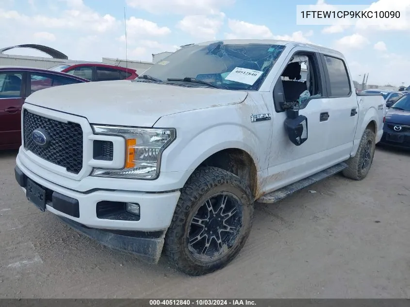 2019 Ford F-150 Xl VIN: 1FTEW1CP9KKC10090 Lot: 40512840