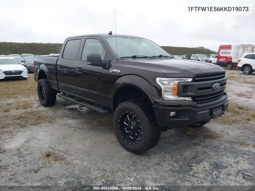 2019 Ford F-150 Xlt VIN: 1FTFW1E56KKD19073 Lot: 40514566