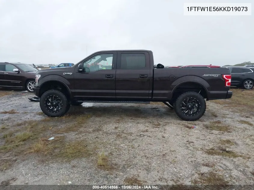 2019 Ford F-150 Xlt VIN: 1FTFW1E56KKD19073 Lot: 40514566