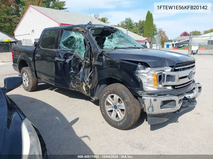 2019 Ford F-150 Xlt VIN: 1FTEW1E56KFB20142 Lot: 40517062