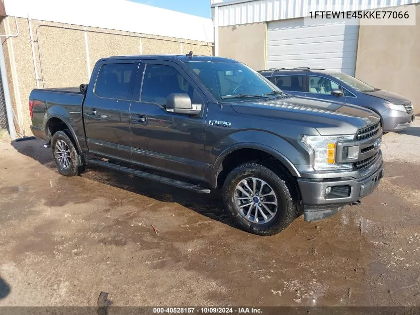 2019 Ford F150 Supercrew VIN: 1FTEW1E45KKE77066 Lot: 40528157