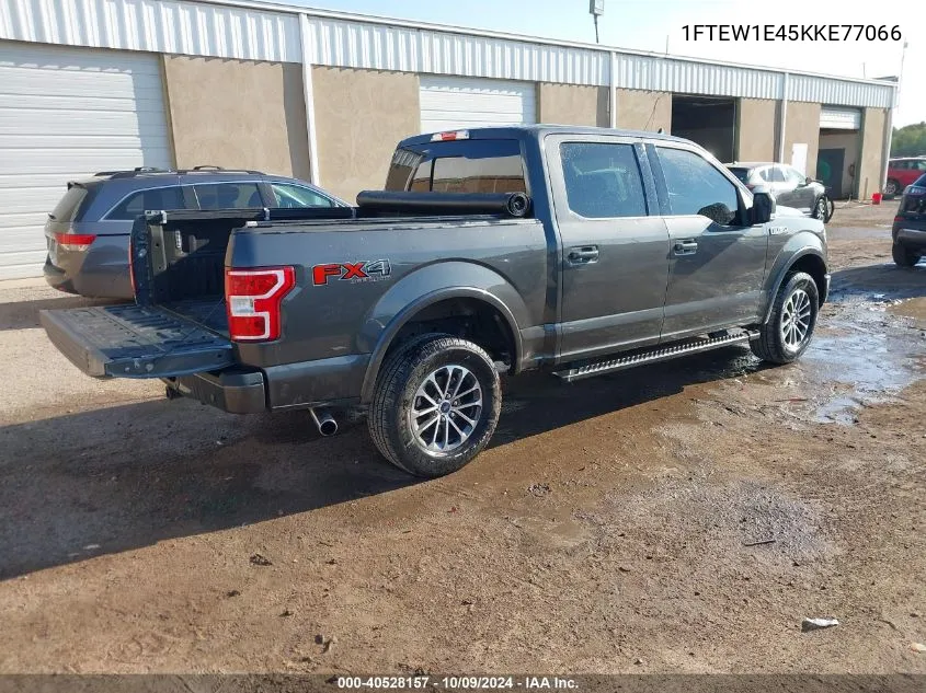 2019 Ford F150 Supercrew VIN: 1FTEW1E45KKE77066 Lot: 40528157