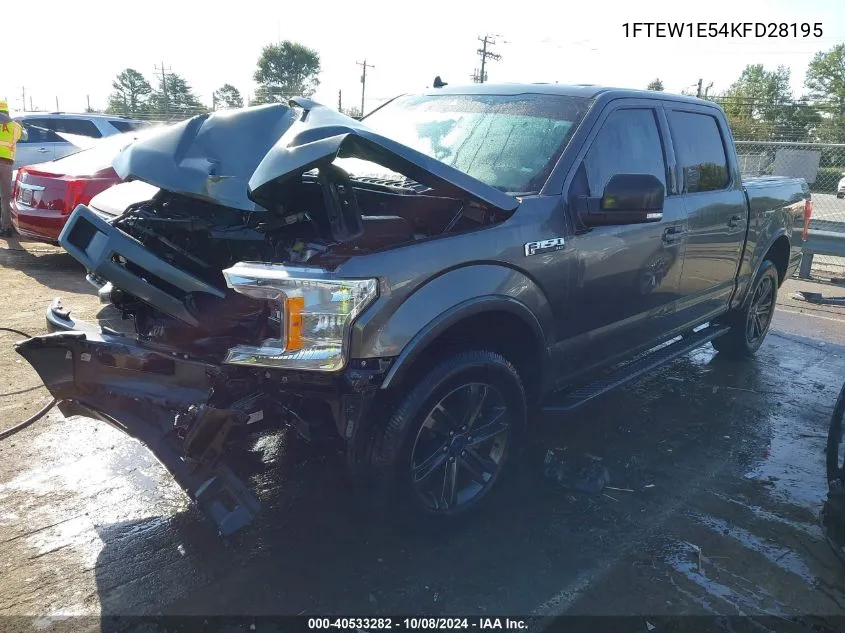 2019 Ford F-150 Xlt VIN: 1FTEW1E54KFD28195 Lot: 40533282