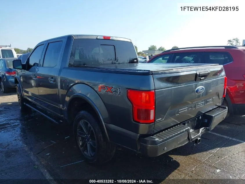 2019 Ford F-150 Xlt VIN: 1FTEW1E54KFD28195 Lot: 40533282