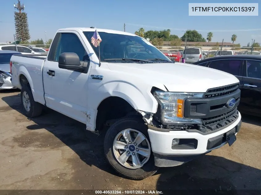 2019 Ford F-150 Xl VIN: 1FTMF1CP0KKC15397 Lot: 40533284