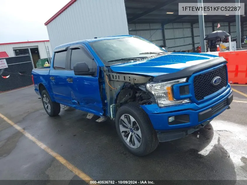 2019 Ford F-150 Xl VIN: 1FTEW1E51KFC52287 Lot: 40536782