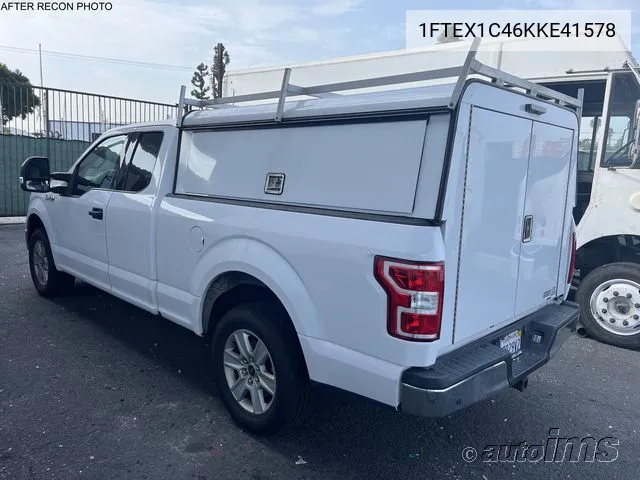 1FTEX1C46KKE41578 2019 Ford F-150 Xlt