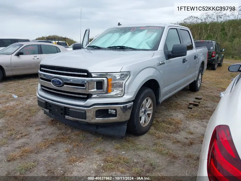 2019 Ford F-150 Xlt VIN: 1FTEW1C52KKC39798 Lot: 40537962